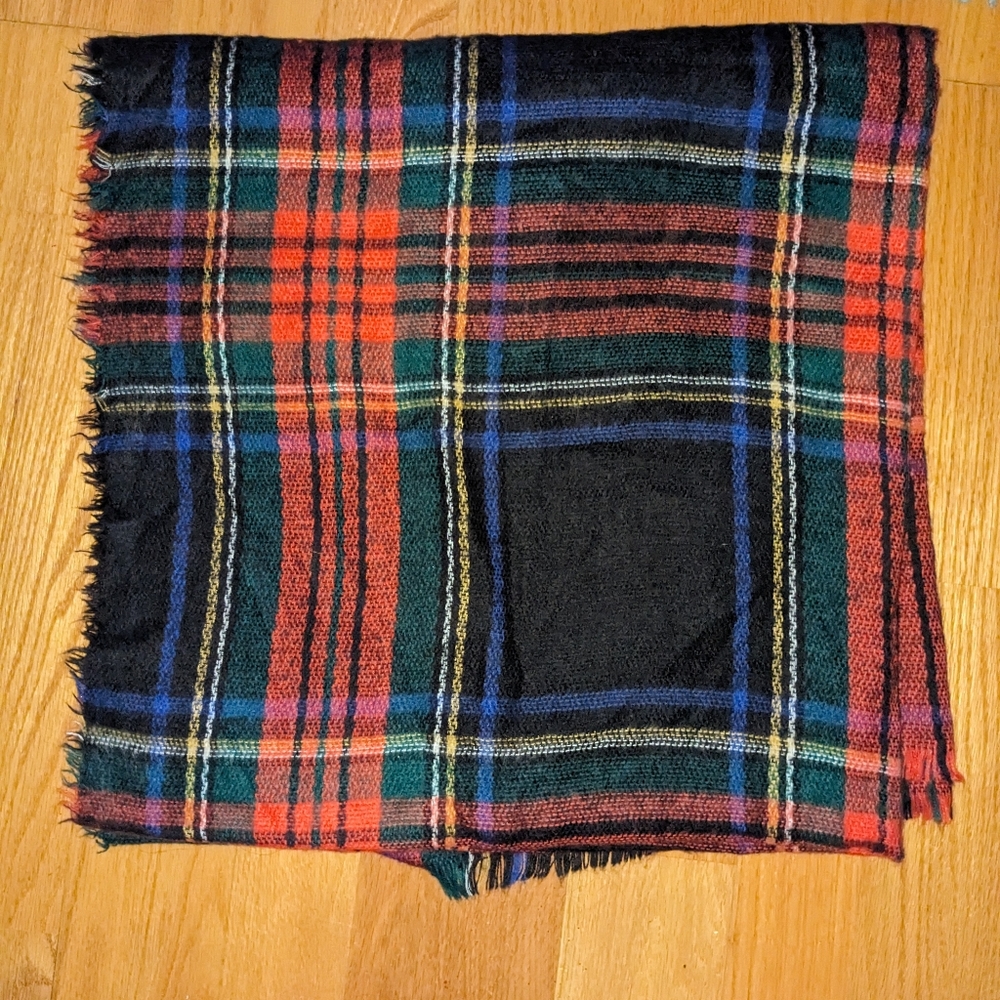❄️Plaid flannel scarf